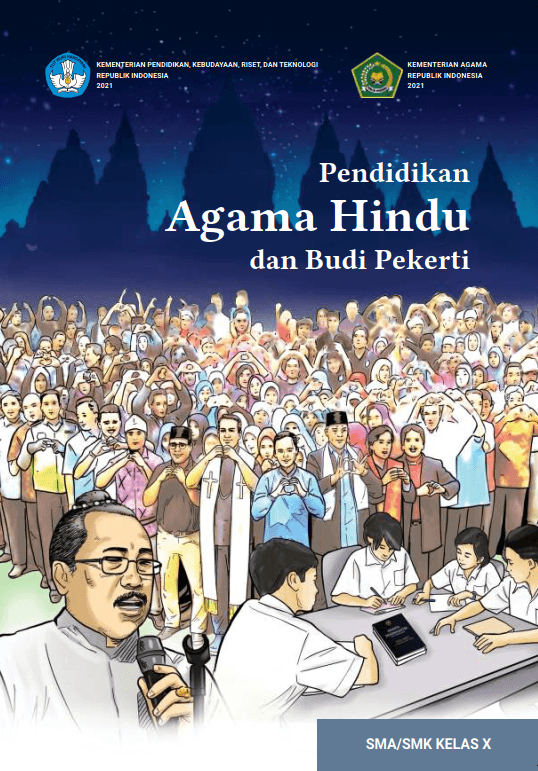 Cover Pendidikan Agama Hindu dan Budi Pekerti untuk SMA/SMK Kelas X